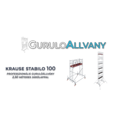 Krause Stabilo 100 ipari gurulóállvány, 2,50 m (11)