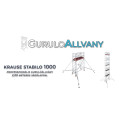 Krause Stabilo 1000 ipari gurulóállvány, 2,00 m (9)