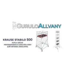 Krause Stabilo 500 ipari gurulóállvány, 2,00 m (9)