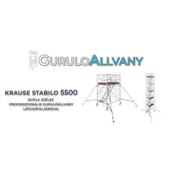 Krause Stabilo 5500 ipari gurulóállvány lépcsővel (5)