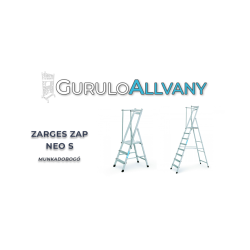 Zarges ZAP Neo S szegecselt lépcsős dobogós létra (6)