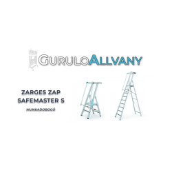 Zarges ZAP Safemaster S peremezett lépcsős dobogós létra (20)